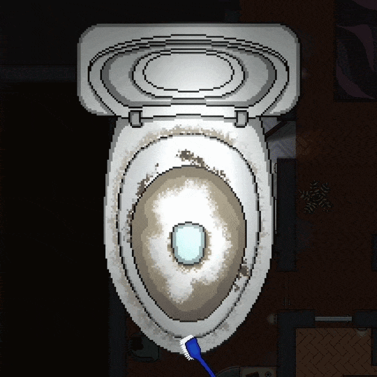 Contract Cleaner toilet cleaning gameplay